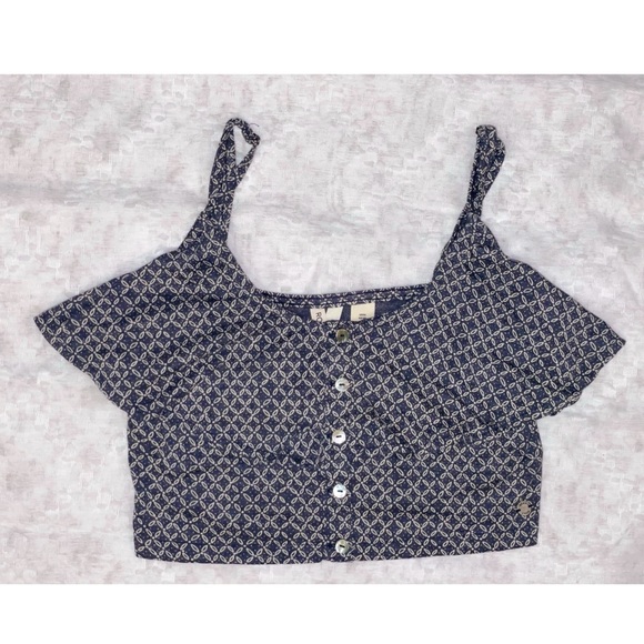 Roxy Electric Feels Crop Tank Top - Picture 1 of 6